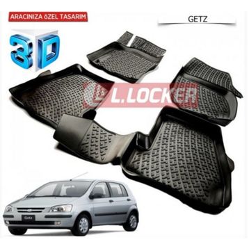 Hyundai Getz 2005 Model 3D Havuzlu Paspas