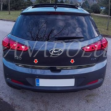 Hyundai İ20 Formlu 2012-2014 Krom Bagaj Alt Çıtası