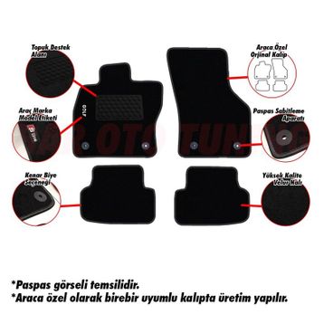 Hyundai ix35 2010 2015 Halı Paspas Seti