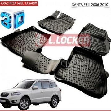 Hyundai Santafe 2006 -2012 3D Havuzlu Paspas