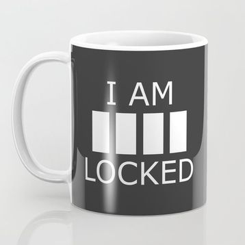 I Am Locked Kupa Bardak