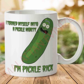 I Am Pickle Pıckle Rıck Baskılı Kupa