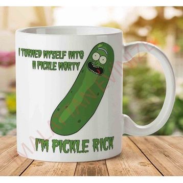 I Am Pickle Pıckle Rıck Baskılı Kupa