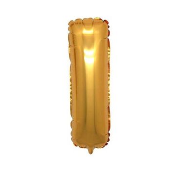 I Harf Altın 100 cm Folyo Balon