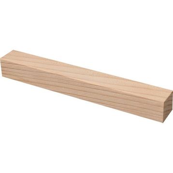 İahşap 8x8 cm x 125 cm 1 Adet Köknar Göknar Ahşap Çıta Taslak Tahta Blok ve Kereste