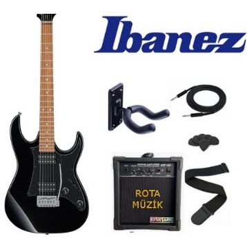 Ibanez GRX20-BKN Siyah Elektro Gitar Set