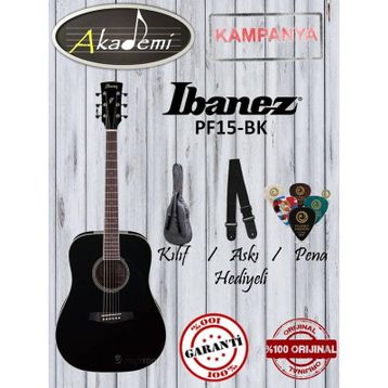 Ibanez PF15-BK Akustik Gitar