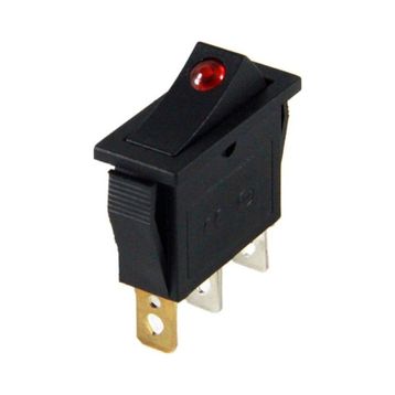 IC 113A 3P On Off Nokta Işıklı Dar Anahtar