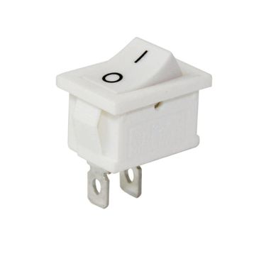 IC 125B-1 2P Beyaz Mini Işıksız Anahtar