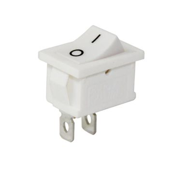 IC 125B-1 2P Beyaz Mini Işıksız Anahtar