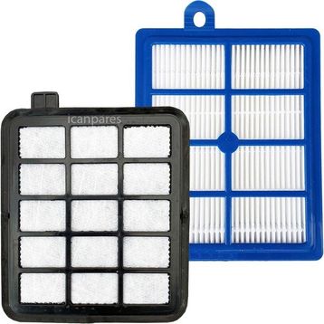 İcanpares Grundig Uyumlu Vcc 7870 Elektrikli Süpürge Motor Koruma ve Hepa Filtre Seti
