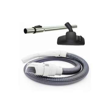 İcanpares Ihlas Uyumlu Aqua Vac Elektrikli Süpürge Teleskopik Boru Emici Başlık Çelik Telli Hortum Seti