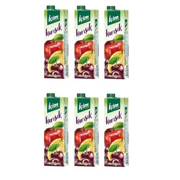 İçim 1 lt Karışık Meyve Suyu (6 adet)