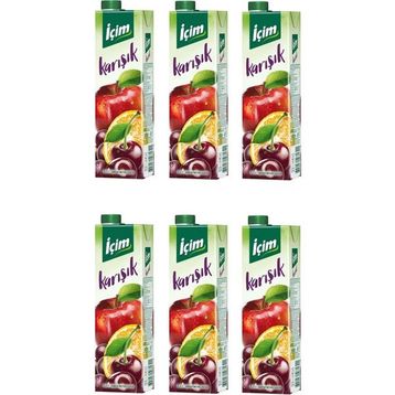 İçim 1 lt Karışık Meyve Suyu (6 adet)