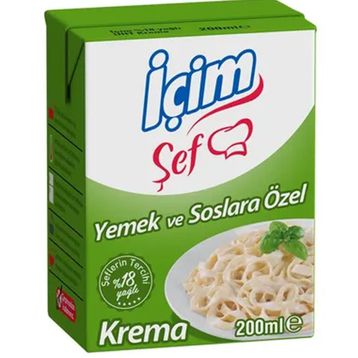 İçim Şef %18 Yağlı 200 ml Krema