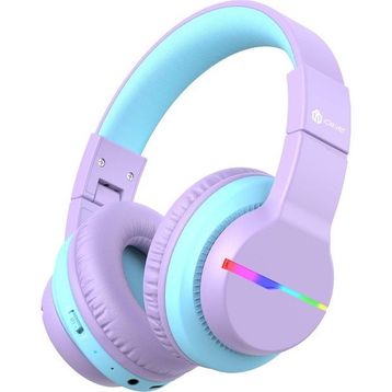 iClever BTH12 Mor Çocuk Bluetooth Kulaklık