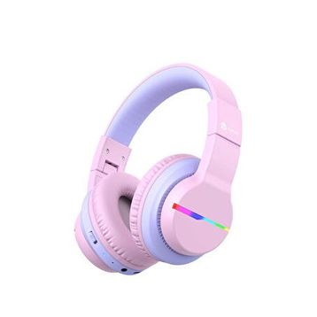 iClever BTH12 Pembe Çocuk Bluetooth Kulaklık