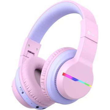 iClever BTH12 Pembe Çocuk Bluetooth Kulaklık