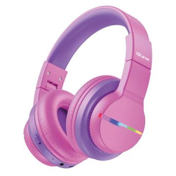 iClever BTH12 Sıcak Pembe Çocuk Bluetooth Kulaklık