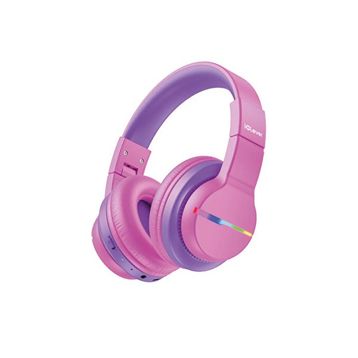 iClever BTH12 Sıcak Pembe Çocuk Bluetooth Kulaklık