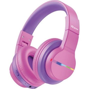iClever BTH12 Sıcak Pembe Çocuk Bluetooth Kulaklık