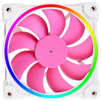 iD-Cooling ZF-12025-PINK 120 mm 4Pin PWM ARGB Kasa Fanı