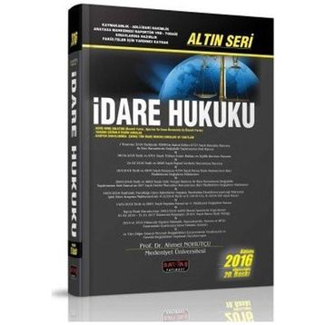İDARE HUKUKU - AHMET NOHUTÇU