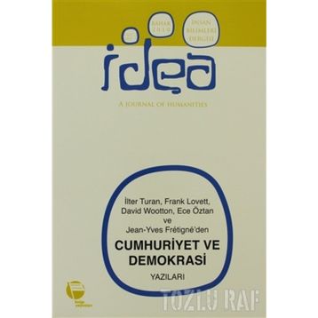 İdea Sayı Cilt:2 Sayı: 1 İnsan Bilimleri Dergisi - Kolektif