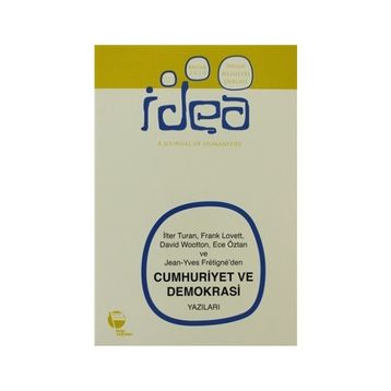 İdea Sayı Cilt:2 Sayı: 1 İnsan Bilimleri Dergisi - Kolektif