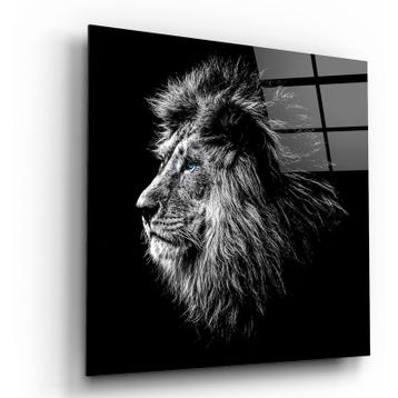 İdeal Glass Art Aslan Cam Tablo