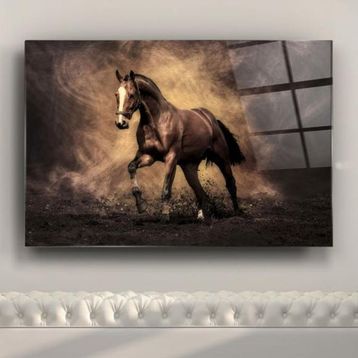 İdeal Glass Art At Cam Tablo