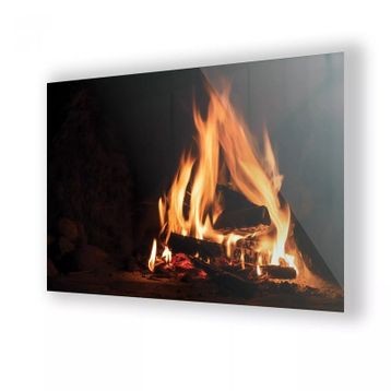İdeal Glass Art Ateş Cam Tablo