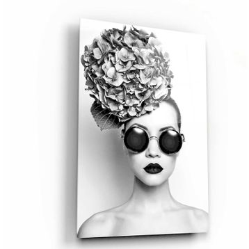 İdeal Glass Art Kadın Cam Tablo