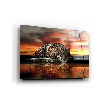 İdeal Glass Art Kaplan Cam Tablo
