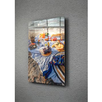 İdeal Glass Art Piknik Cam Tablo