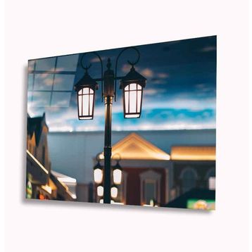 İdeal Glass Art Sokak Lambası 4 mm Dayanıklı Temperli Cam Tablo