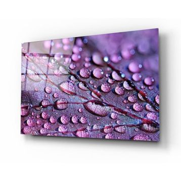 İdeal Glass Art Yaprak Cam Tablo