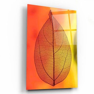 İdeal Glass Art Yaprak Cam Tablo