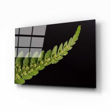 İdeal Glass Art Yaprak Cam Tablo