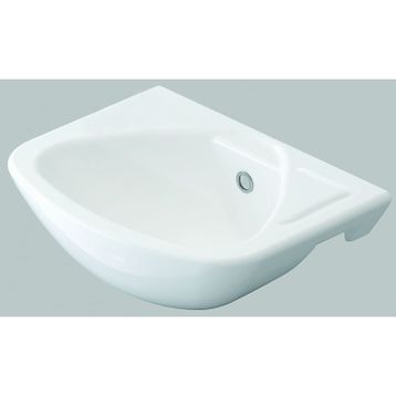 İdevit 28x38 cm Batarya Deliksiz Oval Lavabo