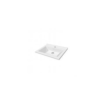 İdevit 60 cm Merkür Dolap Uyumlu 25 mm İnce Bantlı Lavabo