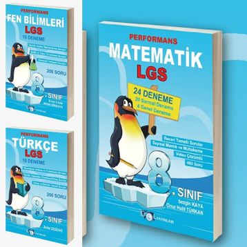 İdol Yayınları 8. Sınıf LGS Matematik Türkçe Fen Denemleri Yeni 24 Deneme