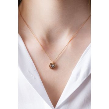 İf Pırlanta 0.06 ct Elmas Kolye