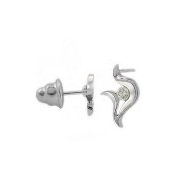 İf Pırlanta 0.18 ct Pırlanta Tektaş Küpe