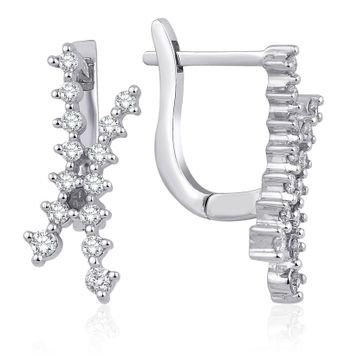 İf Pırlanta 0.35 ct Pırlanta Küpe