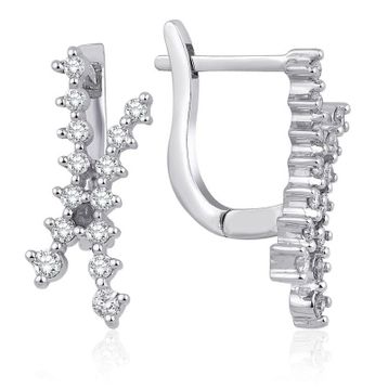 İf Pırlanta 0.35 ct Pırlanta Küpe