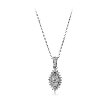 İf Pırlanta 0.45 ct Pırlanta Baget Kolye