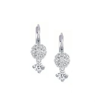 İf Pırlanta 0.48 ct Pırlanta Küpe