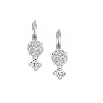 İf Pırlanta 0.48 ct Pırlanta Küpe