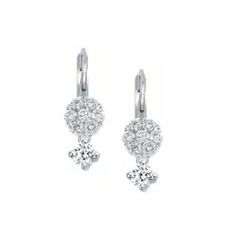 İf Pırlanta 0.48 ct Pırlanta Küpe